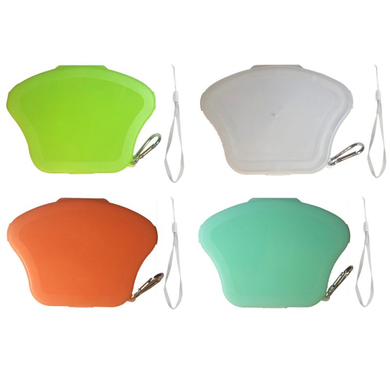 DSCover 4 Pack Mask Case, Portable Plastic Storage - 4 Colours