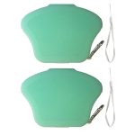 DSCover 2 Pack Face Mask Case, Portable Plastic Storage - Aqua